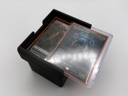 TCG Toolbox Inserts ULTRA | 12 Compartment Commander Deck Organiser | Inserts + Removable Token Trays | Up to 100 Double Sleeved Cards